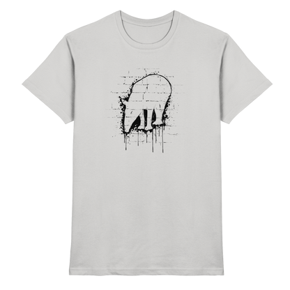Urban Street Art Tapir Silhouette - Premium Shirt