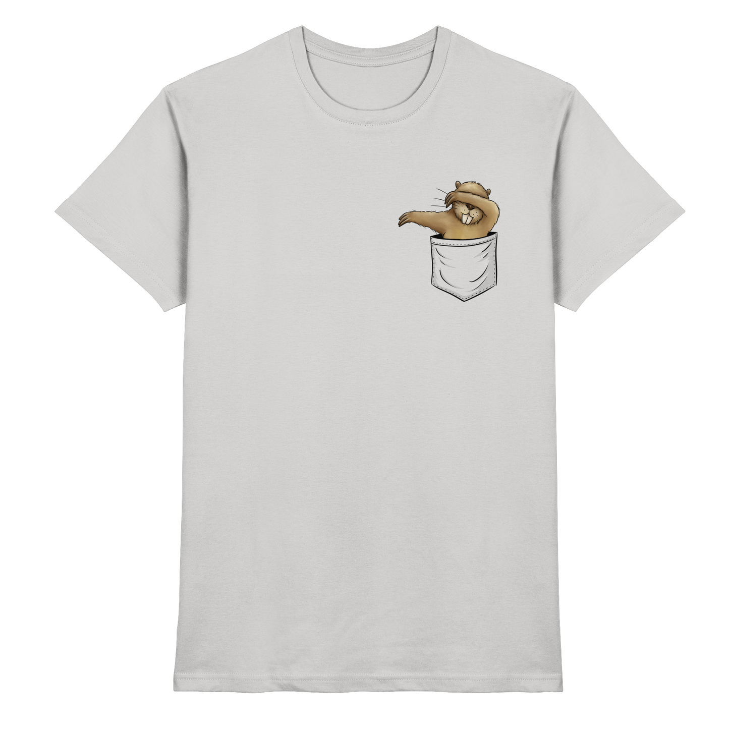 Dabbender Biber in Deiner Tasche - Premium Shirt