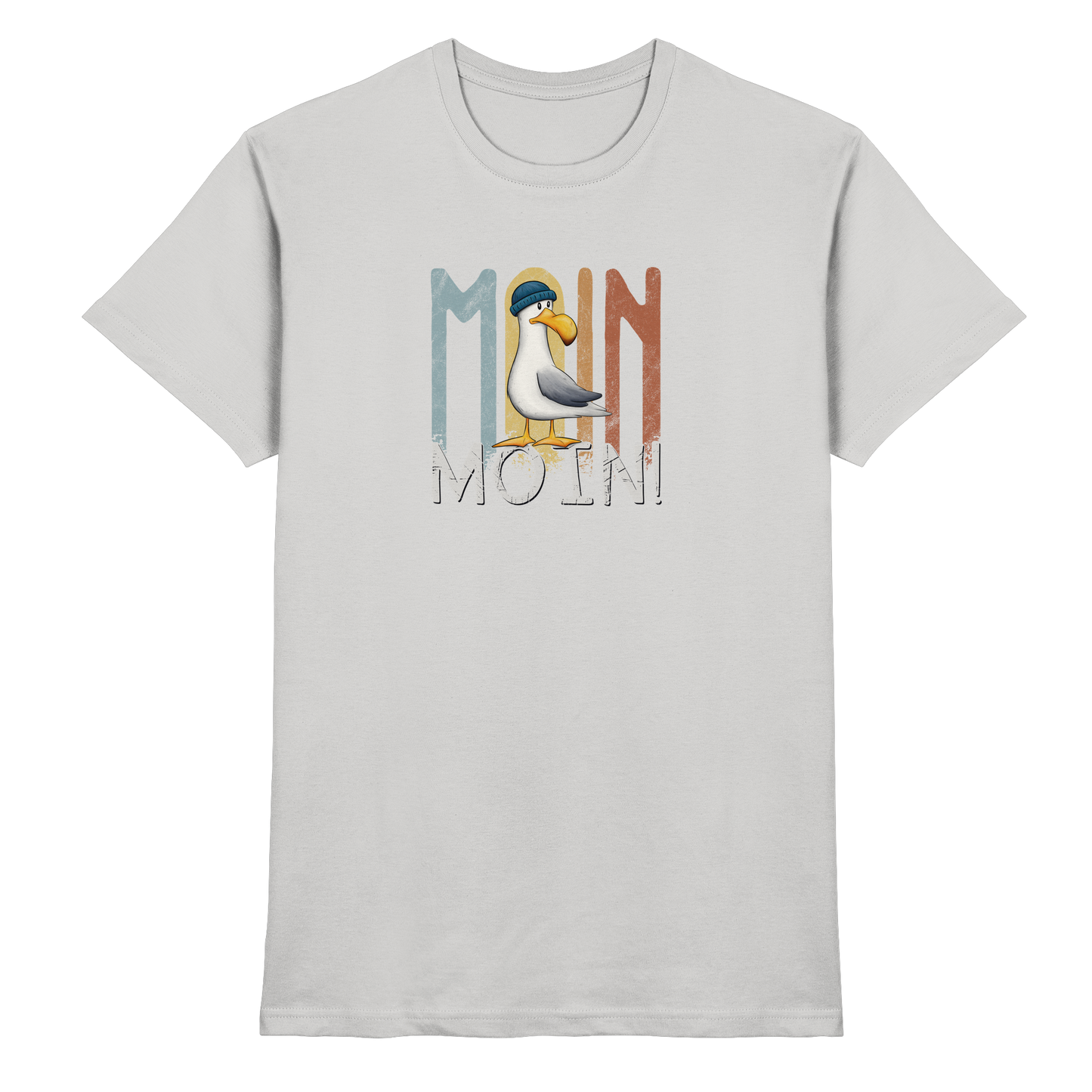 Moin Moin norddeutsche Möwe - Premium Shirt