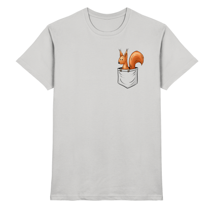 Lässiges Eichhörnchen In Tasche - Premium Shirt