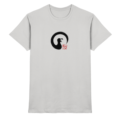 Moin kreischende japanische Enso Möwe - Premium Shirt