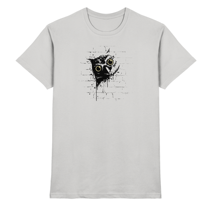 Lässige Street Art Eule - Premium Shirt