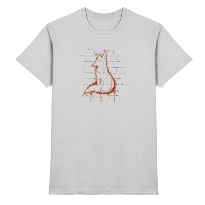 Street Art Fuchs Silhouette - Premium Shirt