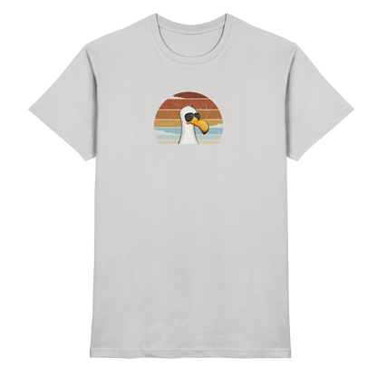 Cool lässige Retro Möwe - Premium Shirt