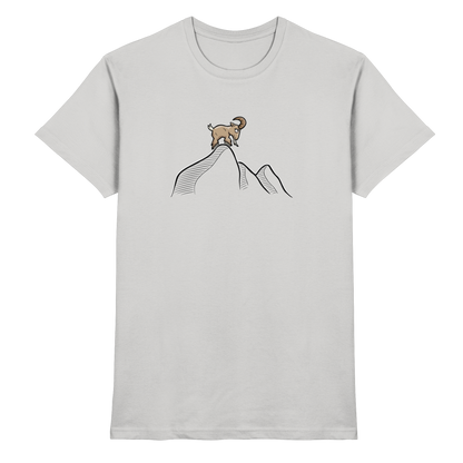 Ziegenbock in den Bergen - Premium Shirt