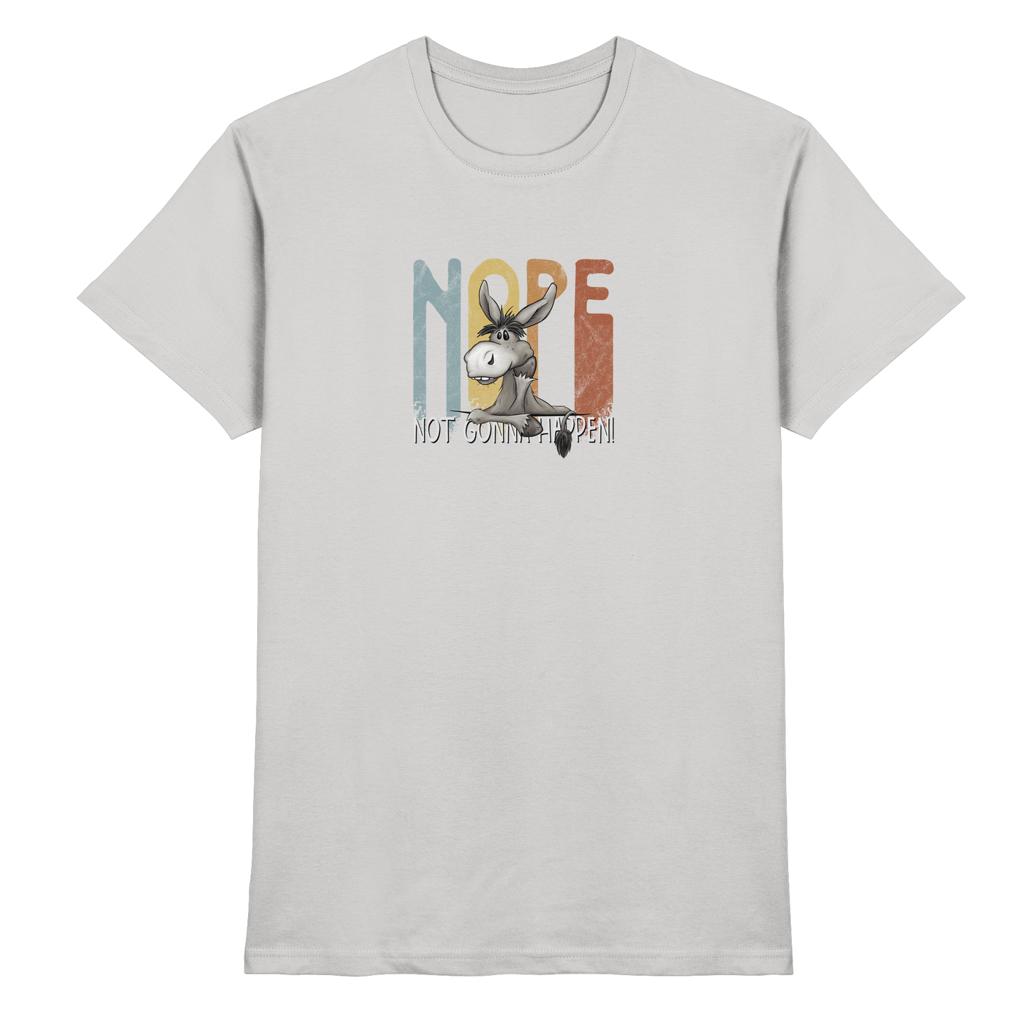 Nope | bockiger Esel - Premium Shirt