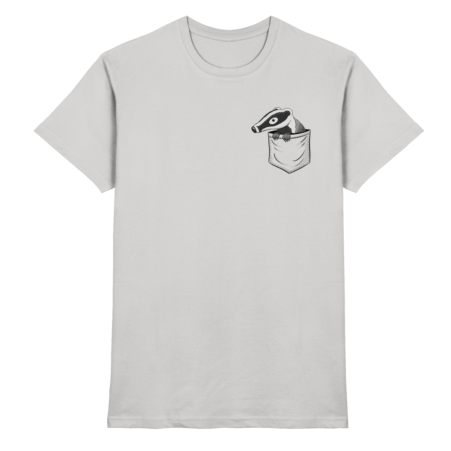 Lustig gemütlicher Dachs In der Tasche - Premium Shirt