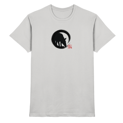 Zen Tapir im japanischen Enso Kreis - Premium Shirt