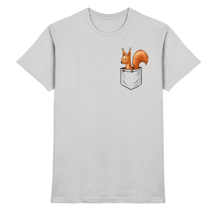 Lässiges Eichhörnchen In Tasche - Premium Shirt