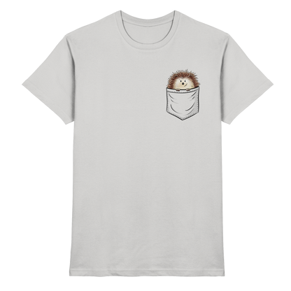 Lustiger Igel in Deiner Brust-Tasche - Premium Shirt