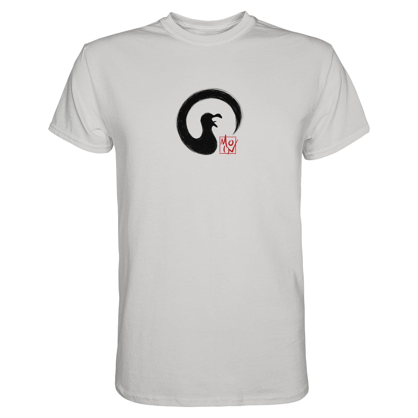 Moin kreischende japanische Enso Möwe - Premium Shirt