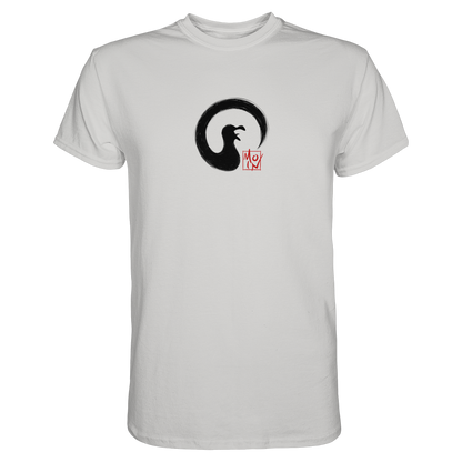 Moin kreischende japanische Enso Möwe - Premium Shirt