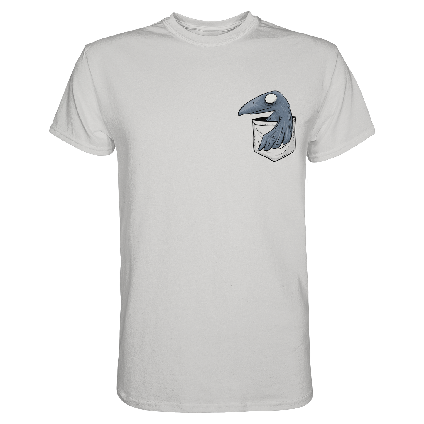 Grufti Rabe Krähe in der Tasche - Premium Shirt