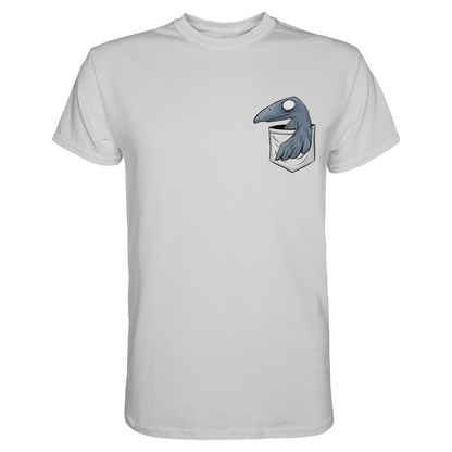 Grufti Rabe Krähe in der Tasche - Premium Shirt