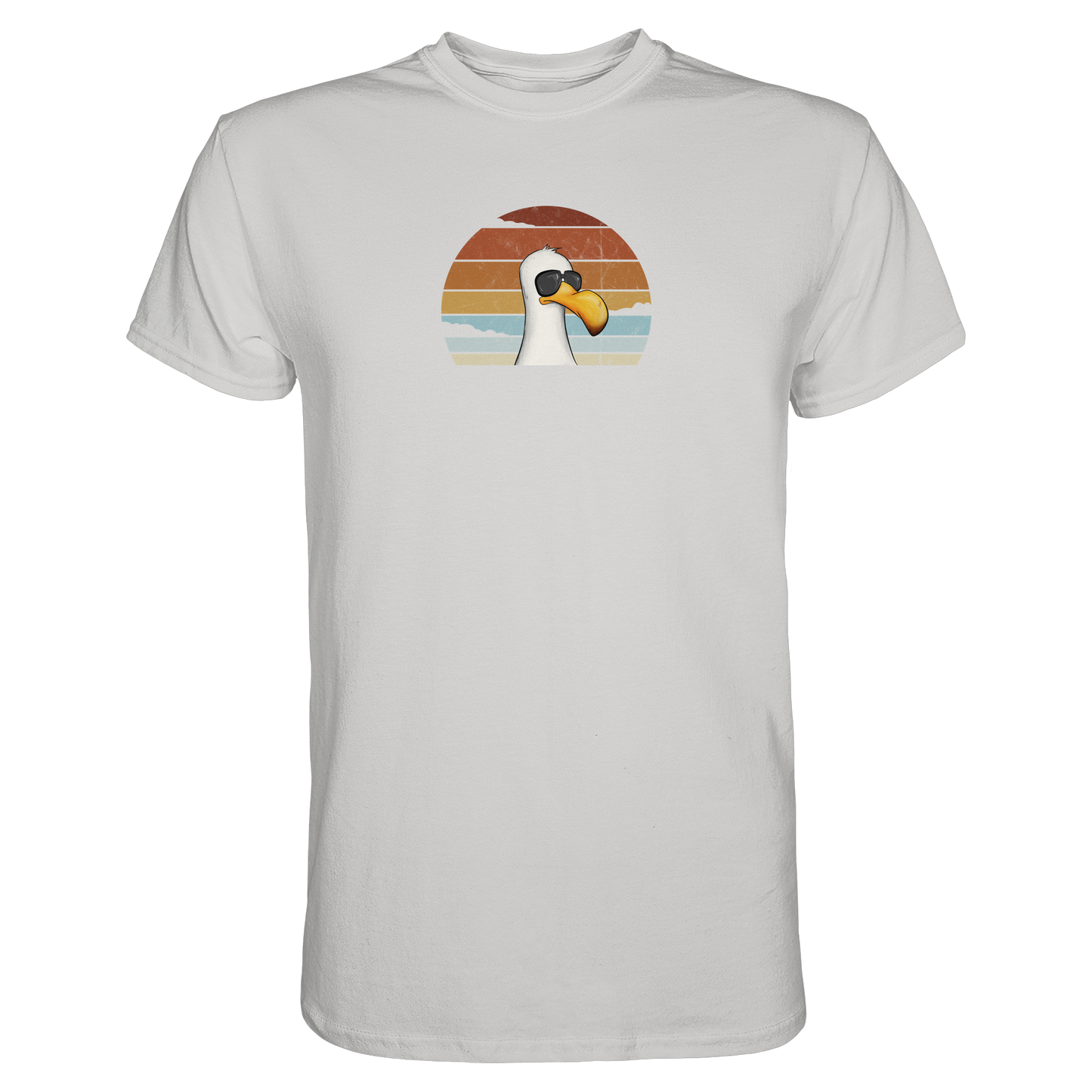 Cool lässige Retro Möwe - Premium Shirt
