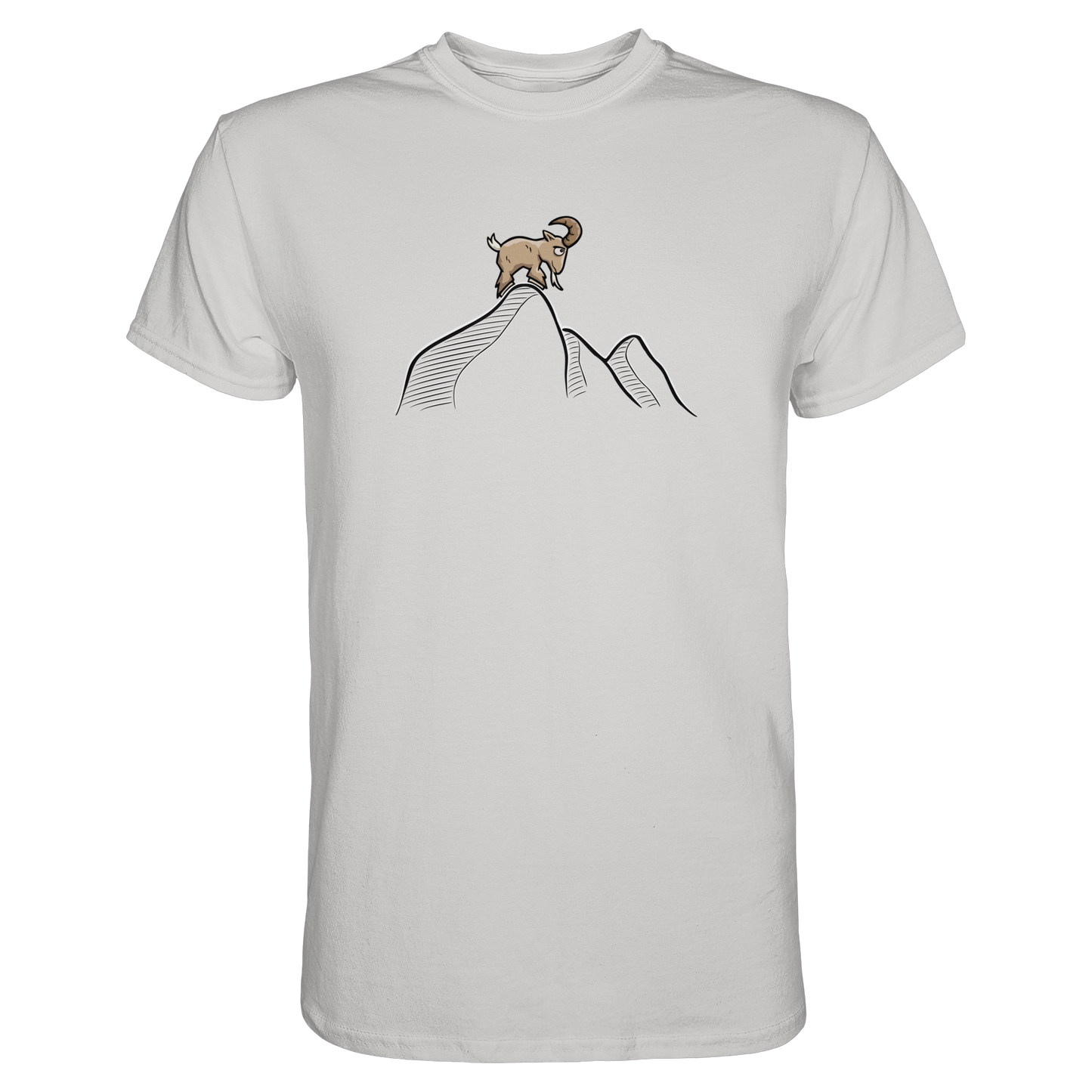 Ziegenbock in den Bergen - Premium Shirt