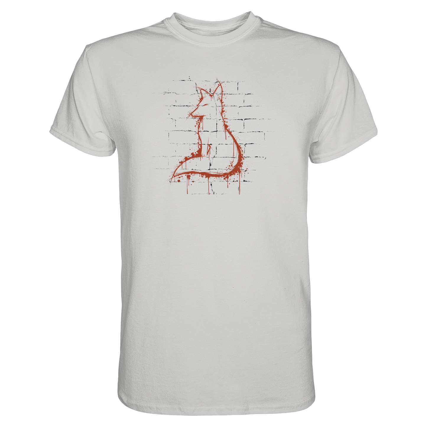 Street Art Fuchs Silhouette - Premium Shirt