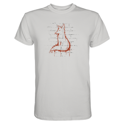 Street Art Fuchs Silhouette - Premium Shirt
