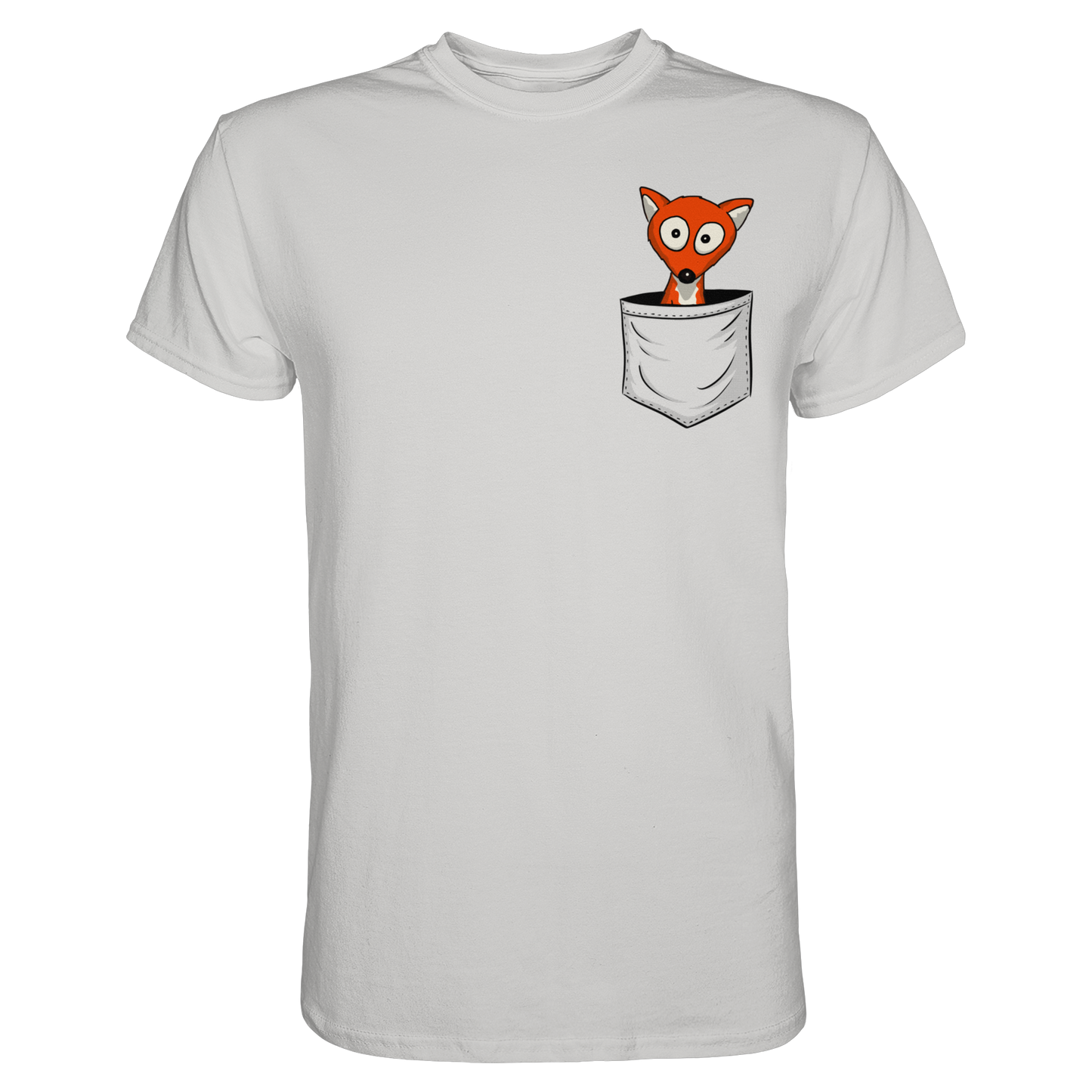 Fuchs in der Brusttasche | Taschen-Fuchs - Premium Shirt