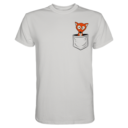 Fuchs in der Brusttasche | Taschen-Fuchs - Premium Shirt