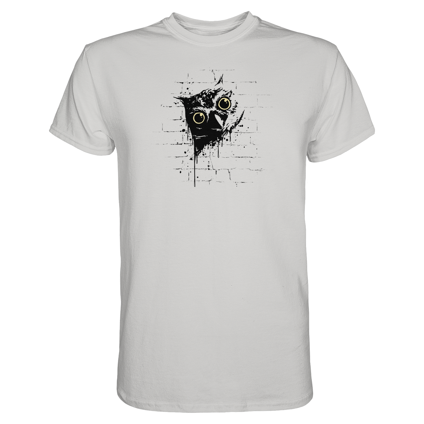 Lässige Street Art Eule - Premium Shirt