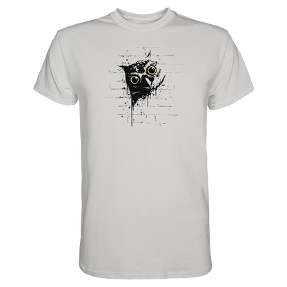 Lässige Street Art Eule - Premium Shirt