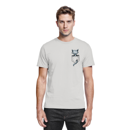 Verrückte Katze in Deiner Brust-Tasche - Premium Shirt