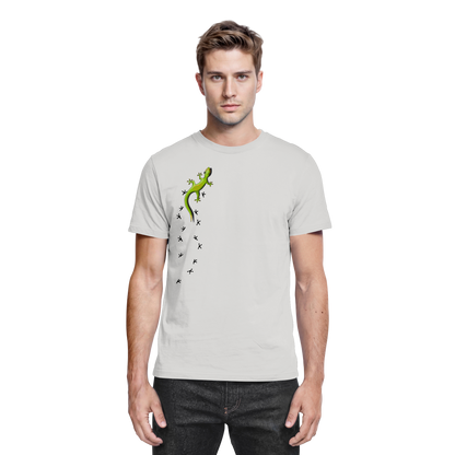 Kletternder Gecko mit Spuren - Premium Shirt