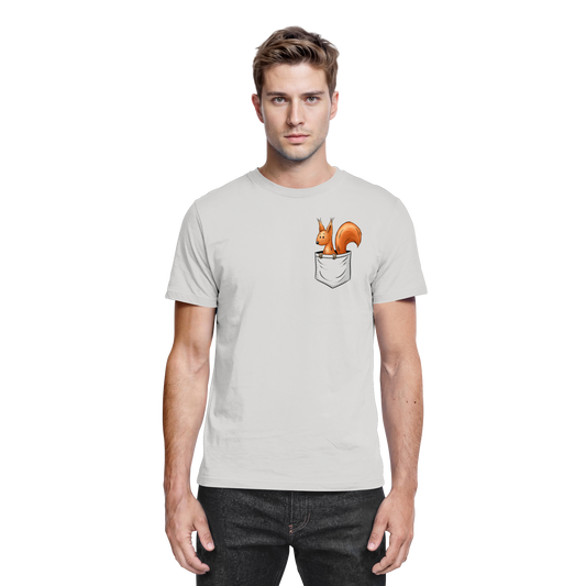 Lässiges Eichhörnchen In Tasche - Premium Shirt