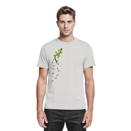 Kletternder Gecko mit Spuren - Premium Shirt