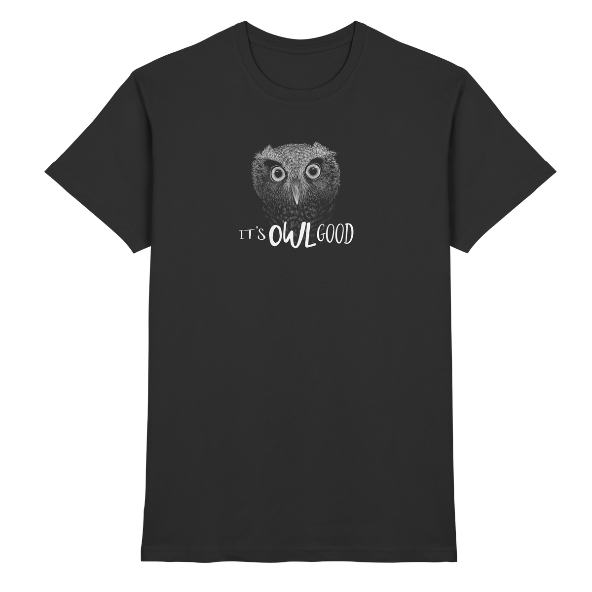 OWL Good | Kritzel-Kunst-Eule - Premium Shirt