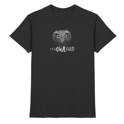 OWL Good | Kritzel-Kunst-Eule - Premium Shirt