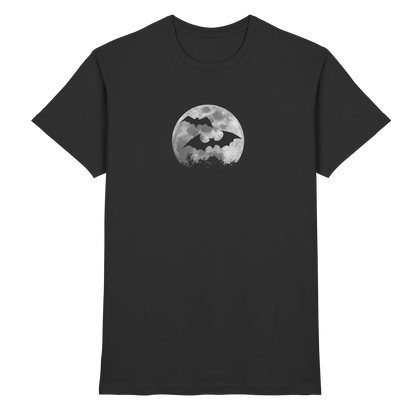 Fledermaus Silhouetten bei Vollmond - Premium Shirt