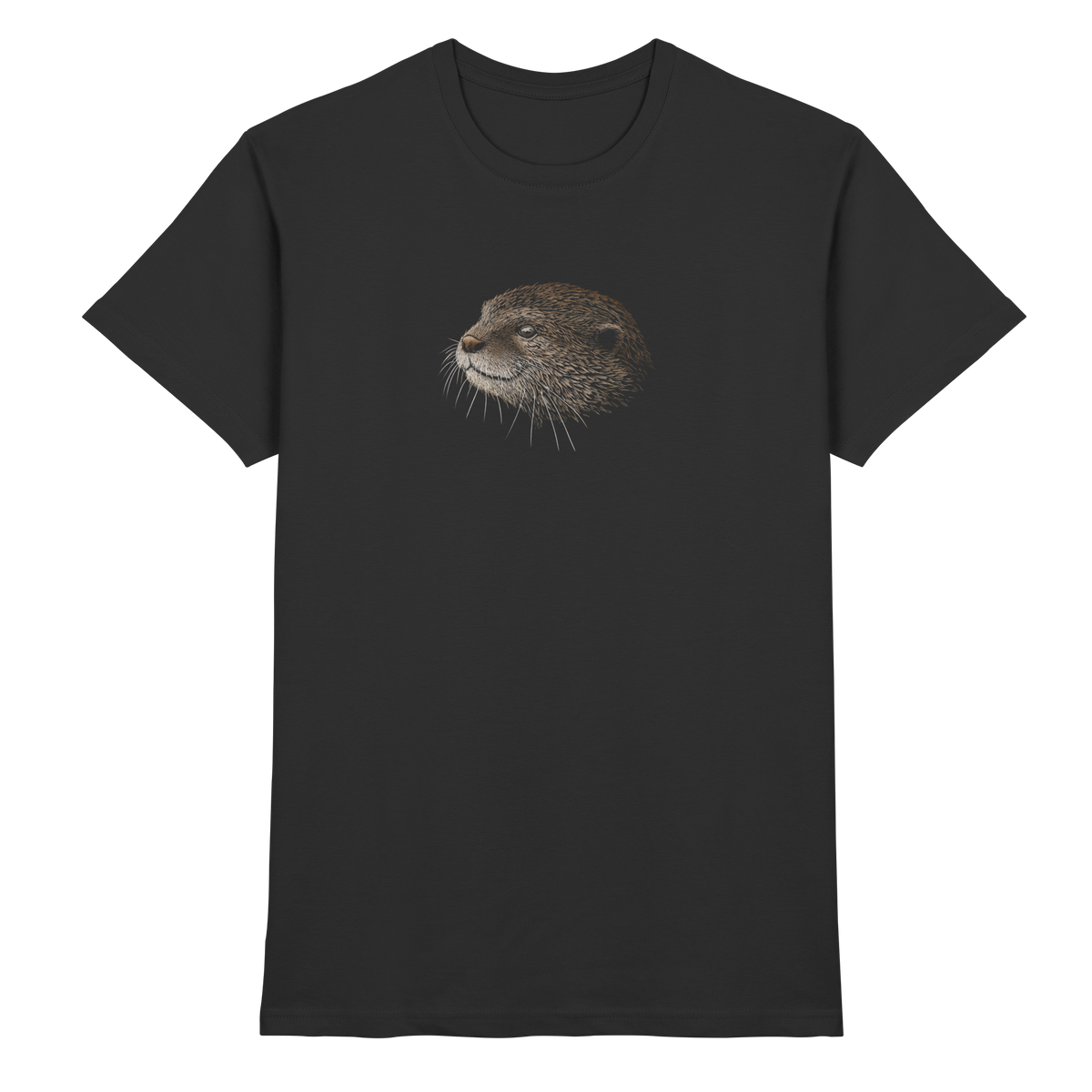 Otter Bleistift Zeichnung KritzelKunst - Premium Shirt