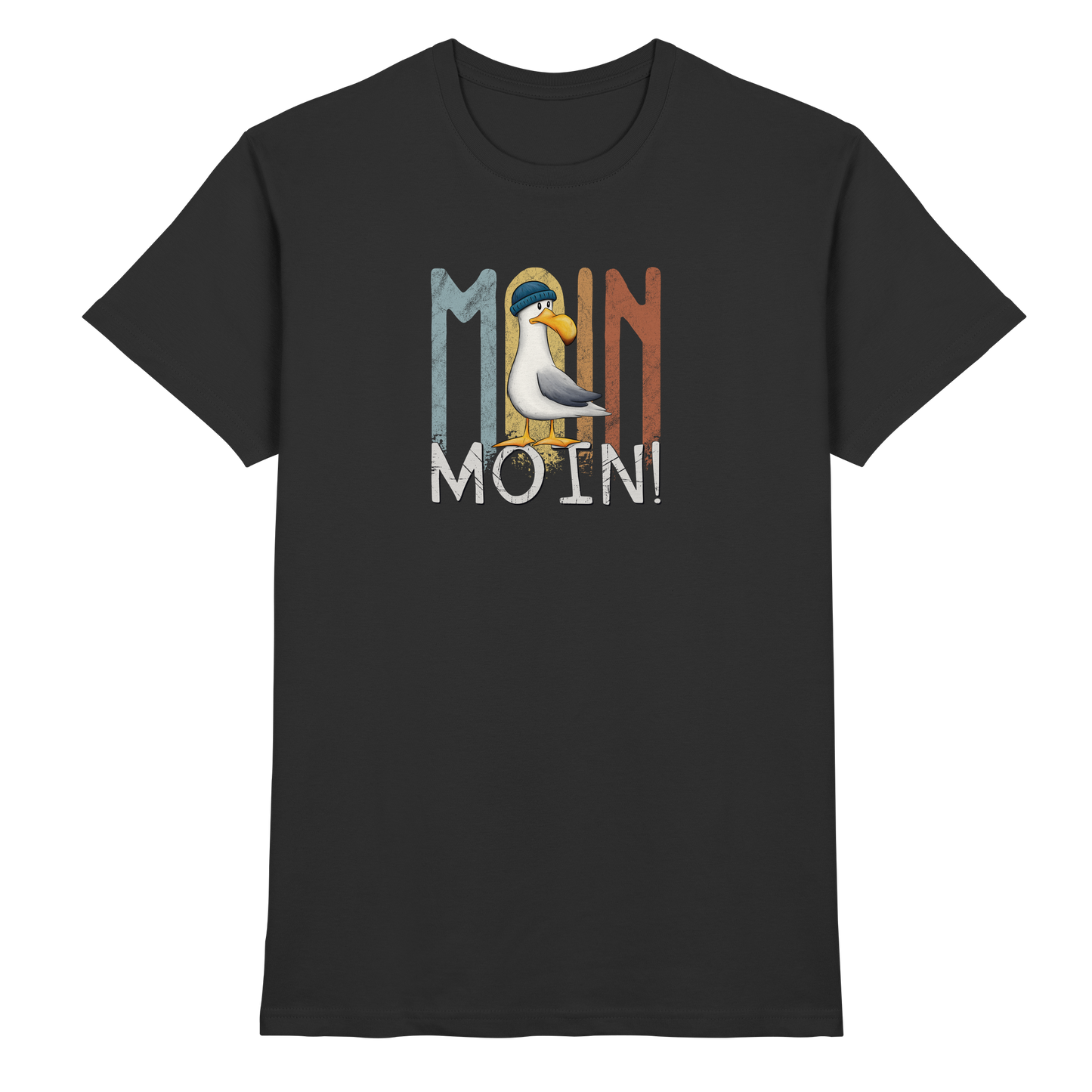 Moin Moin norddeutsche Möwe - Premium Shirt