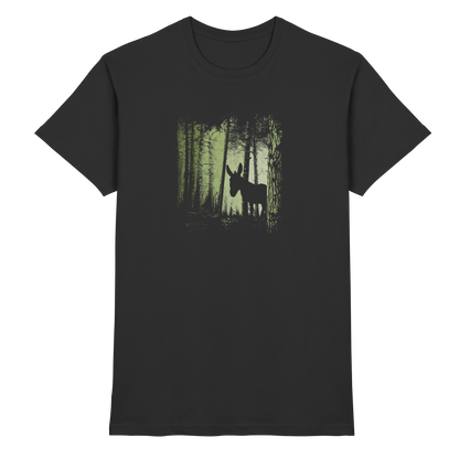 Esel im Zwielicht-Wald - Premium Shirt