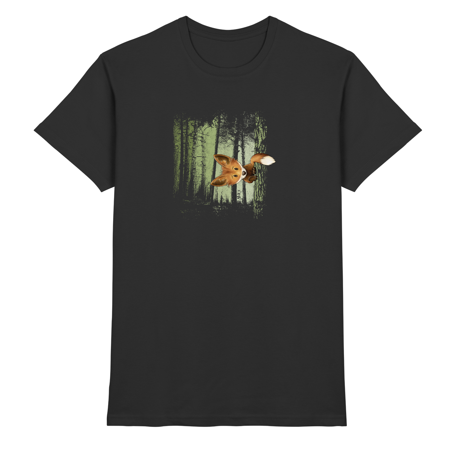 Fuchs im Zwielicht-Wald - Premium Shirt