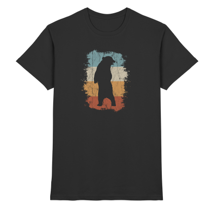 Retro Bären-Silhouette - Premium Shirt