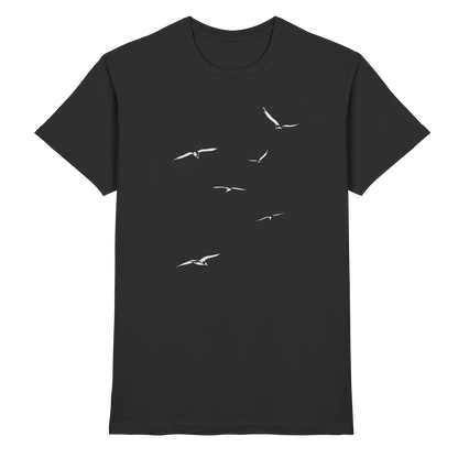 Vogelschwarm – Traum vom Fliegen - Premium Shirt