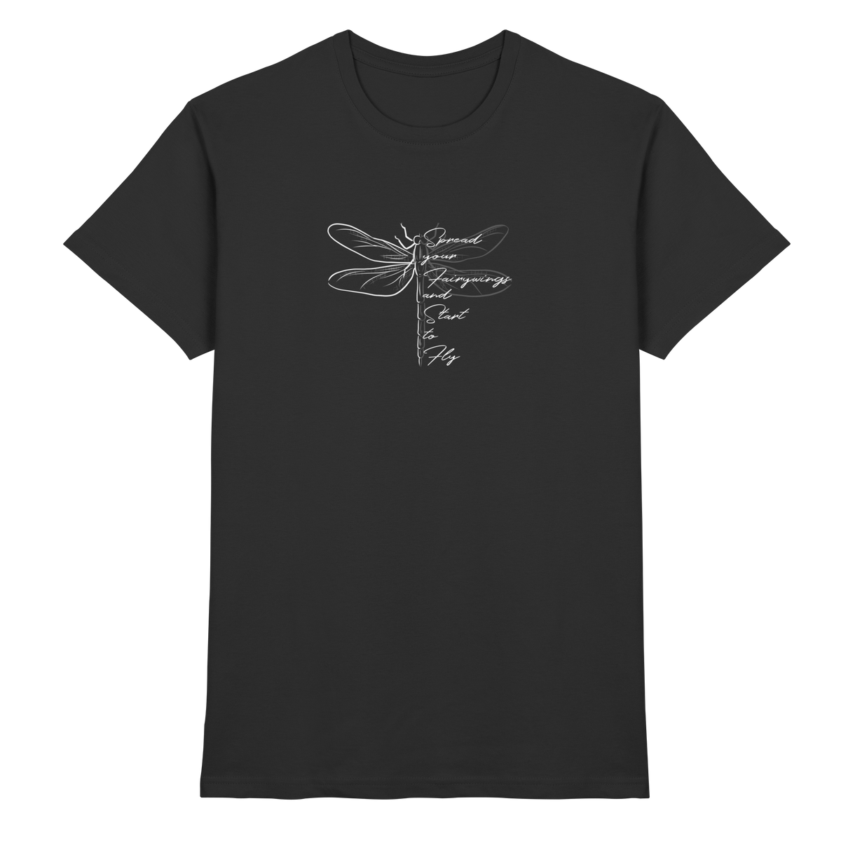 Breite die Flügel aus und flieg los | Libelle - Premium Shirt