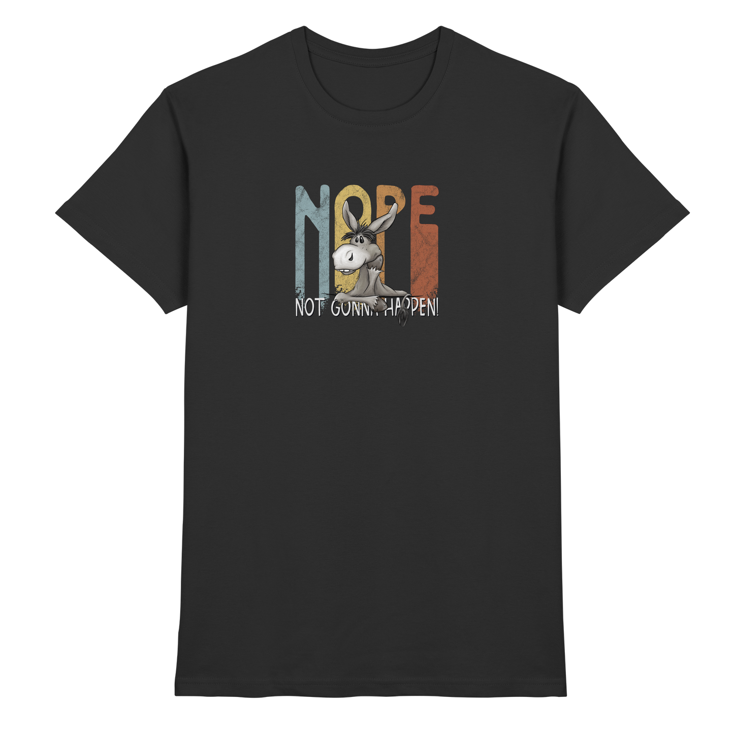 Nope | bockiger Esel - Premium Shirt
