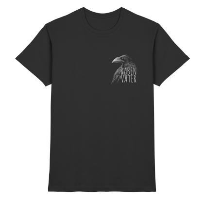 Rabenvater schwarzer Rabe Krähe - Premium Shirt