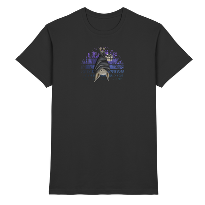 Fledermaus in blauer Nacht - Premium Shirt