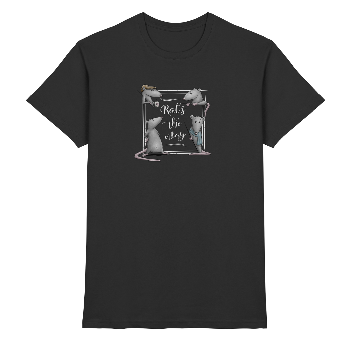Rat’s The Way Kaffeehaus Ratten - Premium Shirt
