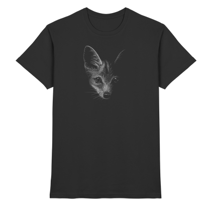Fuchs Kritzelkunst Illustration - Premium Shirt
