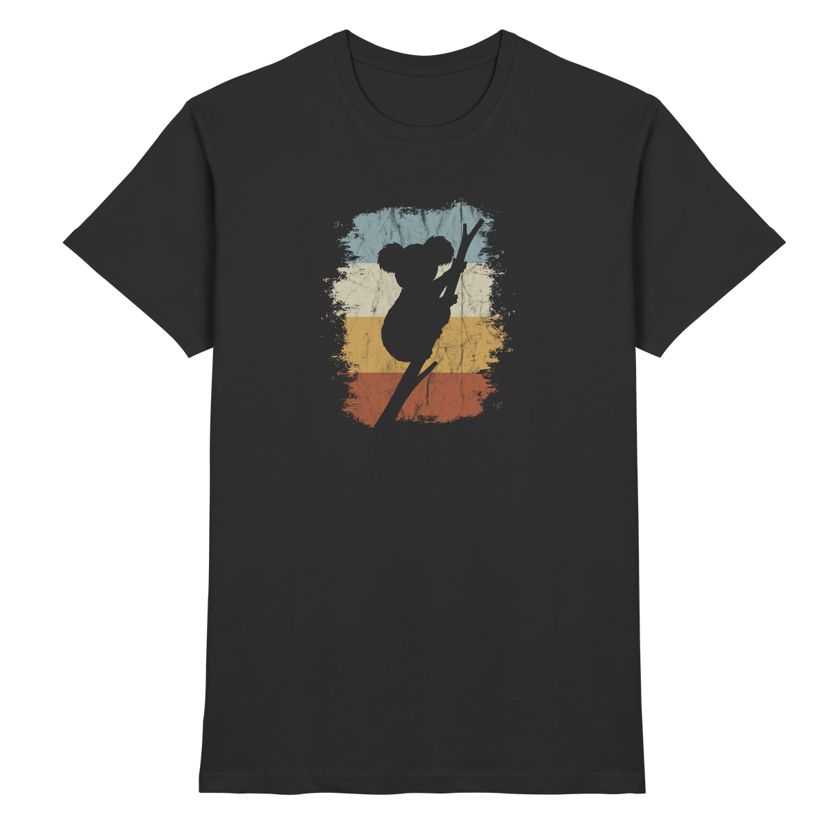 Retro kletternder Koala-Bär - Premium Shirt