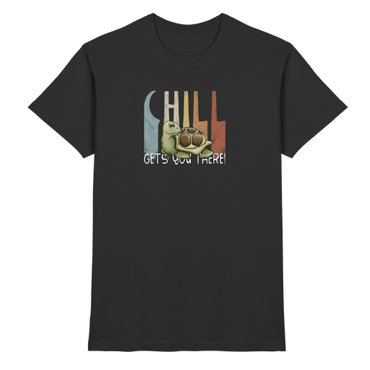 Gechillt gemütliche Schildkröte - Premium Shirt
