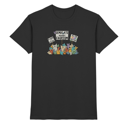 Demo-Katzen gegen Faschismus und für Vielfalt - Premium Shirt
