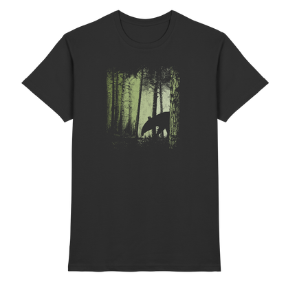 Lässiger Tapir im Zwielicht Wald - Premium Shirt