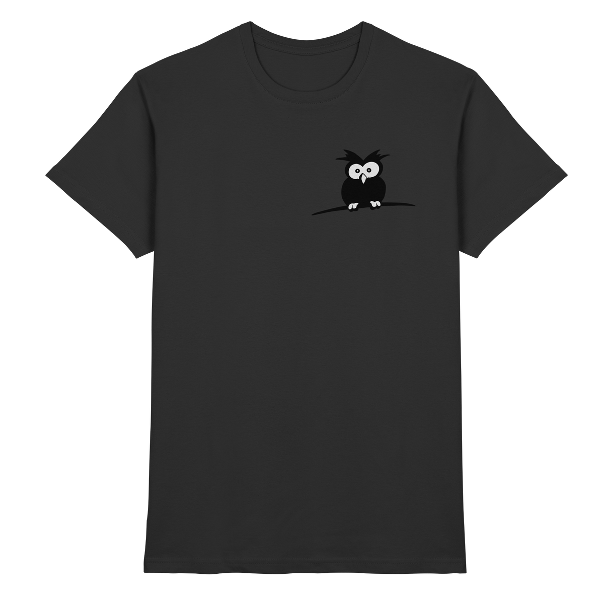 Kleine struppige Eule - Premium Shirt